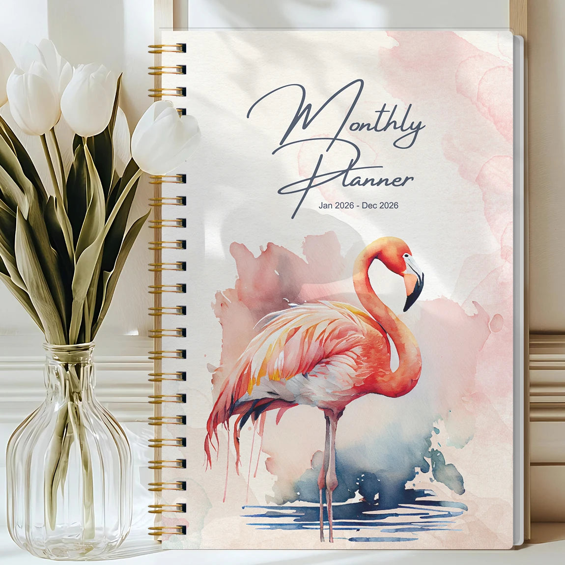 2026 A5 Monthly Planner, Modern Cover,Academic Agenda with Notes&To Do List,Perfect for Productivity,Time Management,Great Gift