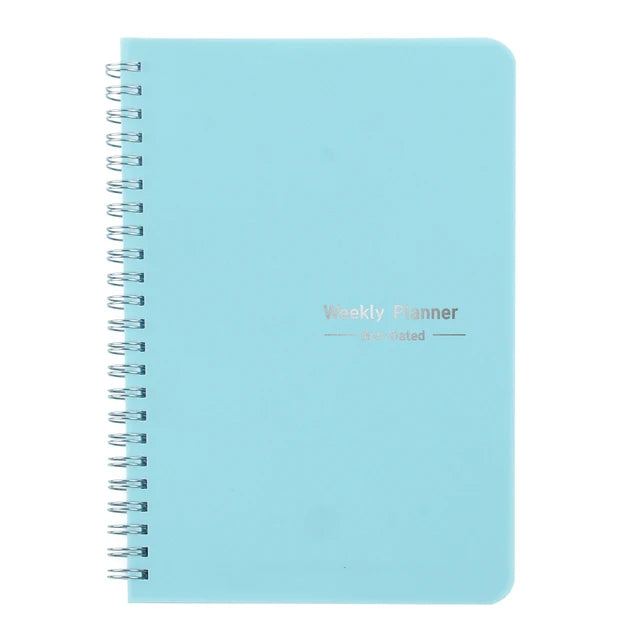 2024 A5 Agenda Planner Notebook Diary Weekly Planner Goal Habit Schedules Journal Notebooks For School Stationery Office
